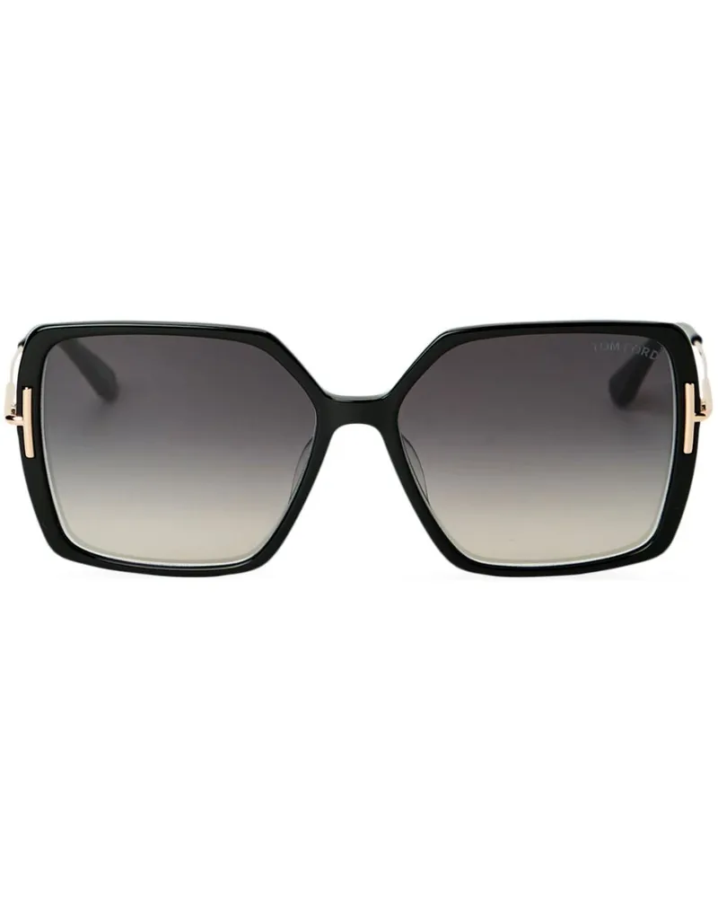 Tom Ford Sonnenbrille in Schildpattoptik - Schwarz Schwarz