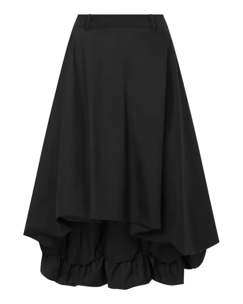 Moschino Asymmetrischer Rock - Schwarz Schwarz