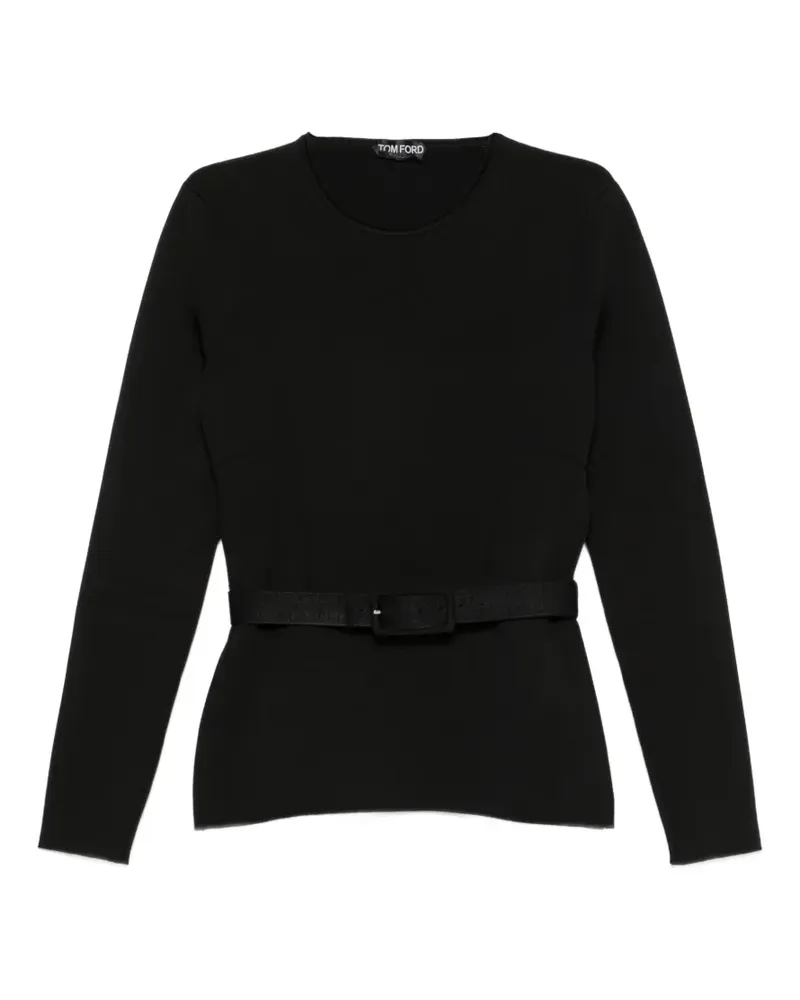 Tom Ford Langärmeliger Pullover - Schwarz Schwarz