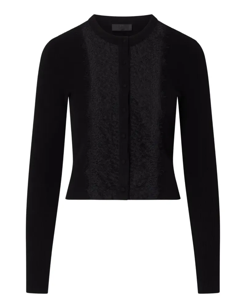 Liu Jo cardigan with lace insert - Schwarz Schwarz