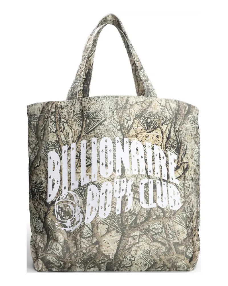 Billionaire Boys Club Diamonds & Dollars camouflage tote bag - Nude Nude