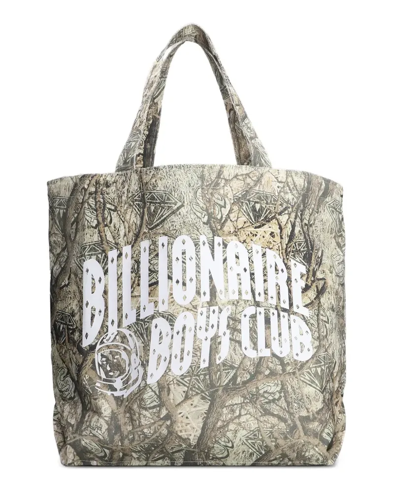 Billionaire Boys Club Diamonds & Dollars camouflage tote bag - Nude Nude