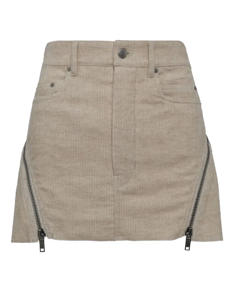 Rick Owens Bolan Banana Minirock aus Cord - Nude Nude