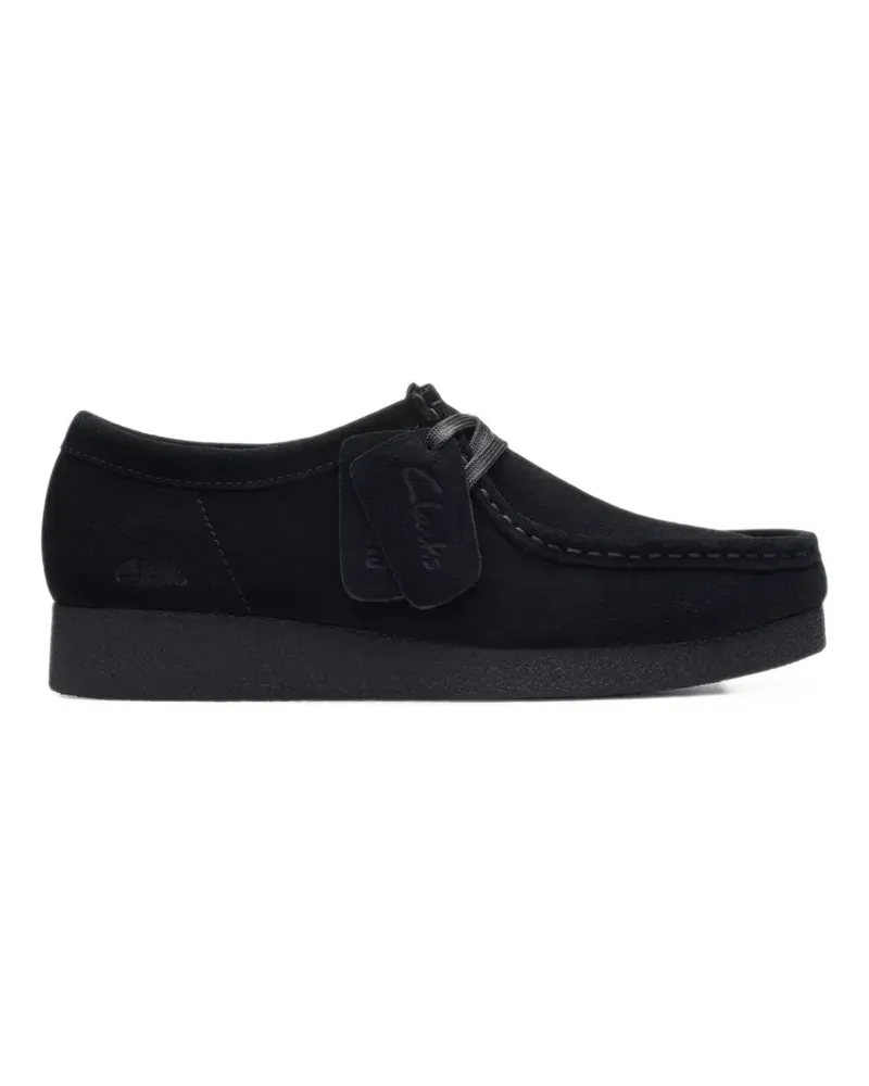 Clarks Wallabee EVO suede shoes - Schwarz Schwarz