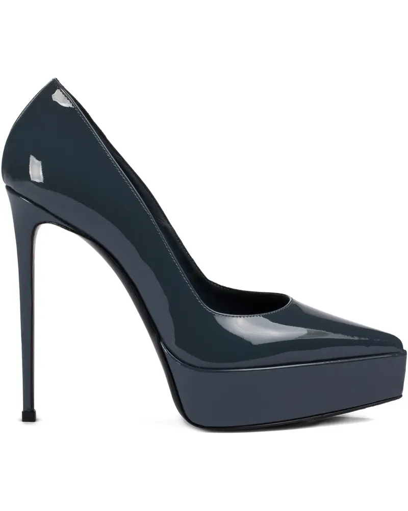 Le Silla Uma Plateau-Pumps aus Lackleder 140mm - Grün Grün