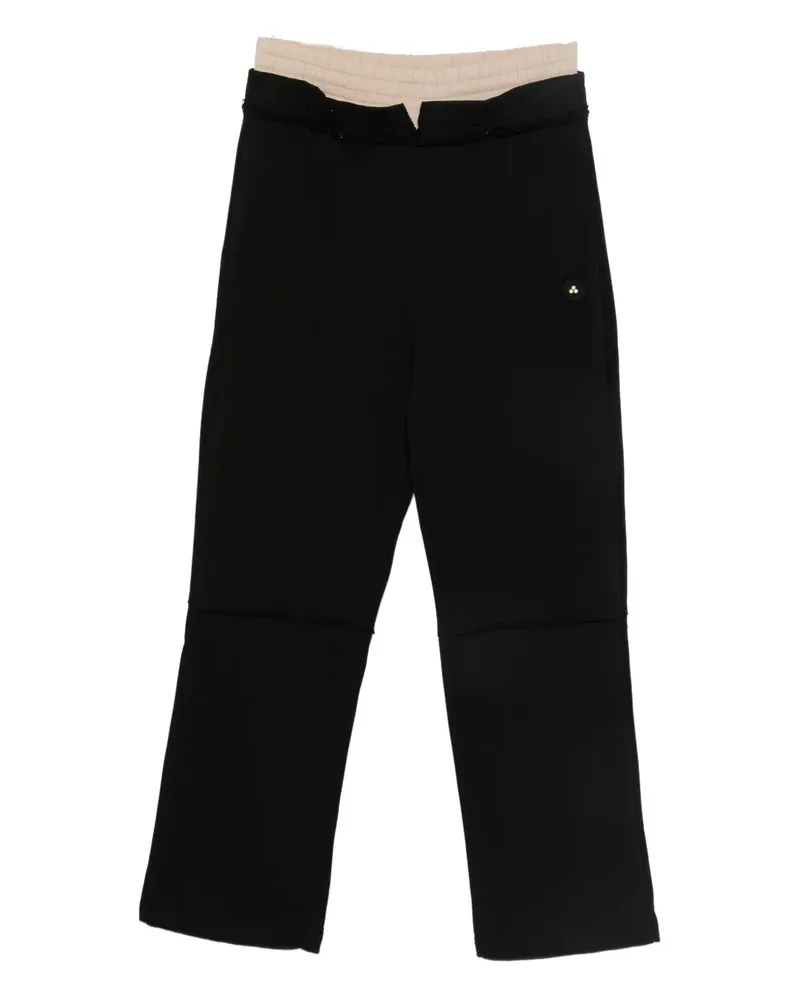 Peuterey Jogginghose mit Logo-Patch - Schwarz Schwarz