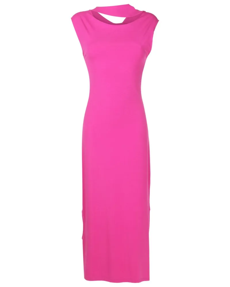 Gloria Coelho Ärmelloses Maxikleid - Rosa Rosa