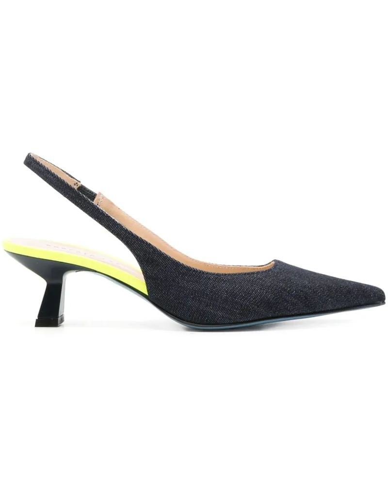 FESTA Milano Arabel Jeans-Pumps 58mm - Blau Blau