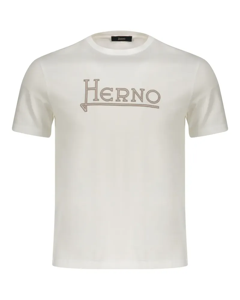Herno T-Shirt aus Baumwolle - Weiß Weiß