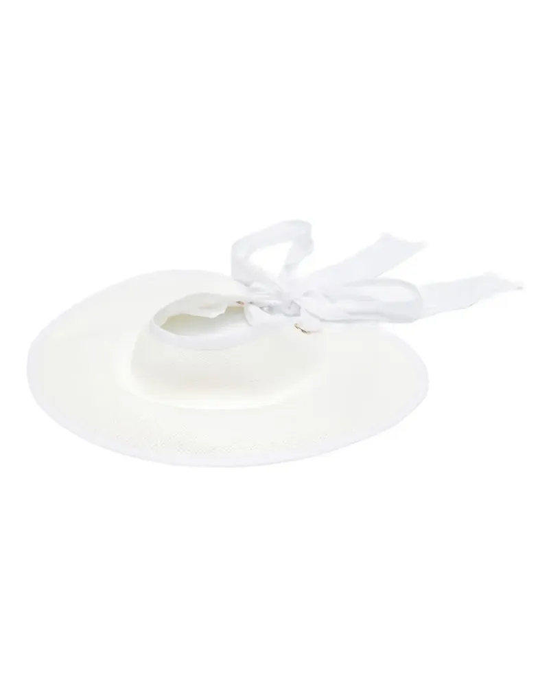 Sensi Studio Visor mit breiter Krempe - Weiß Weiß