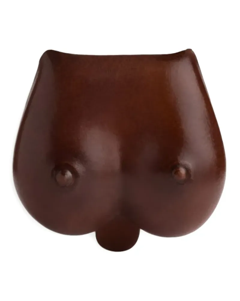 Christophe Lemaire Breast Portemonnaie - Braun Braun