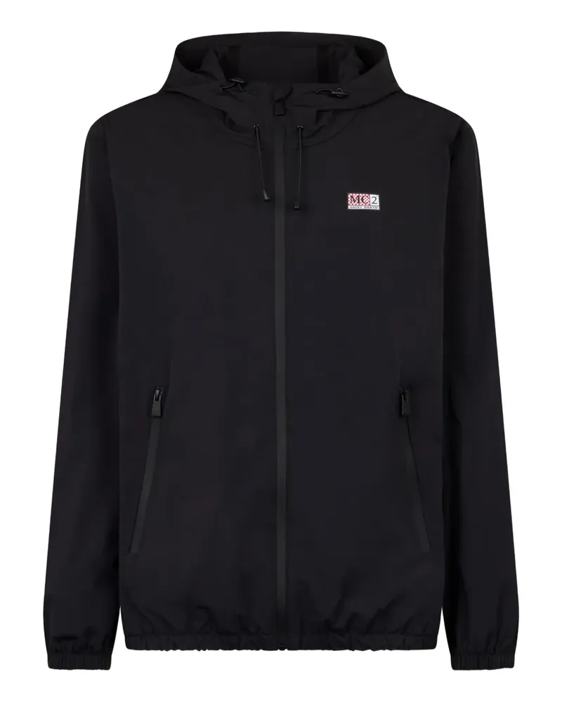MC2 Saint Barth Jacke mit Kapuze - Schwarz Schwarz