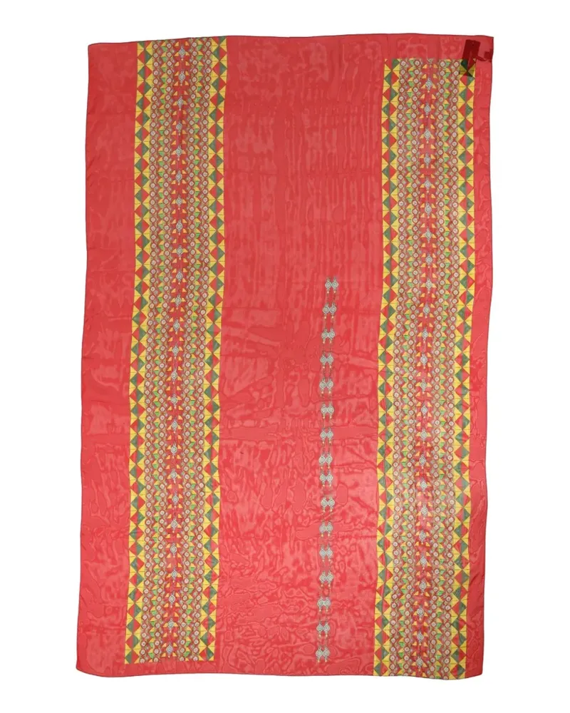 Dolce & Gabbana geometric-print silk scarf - Rot Rot