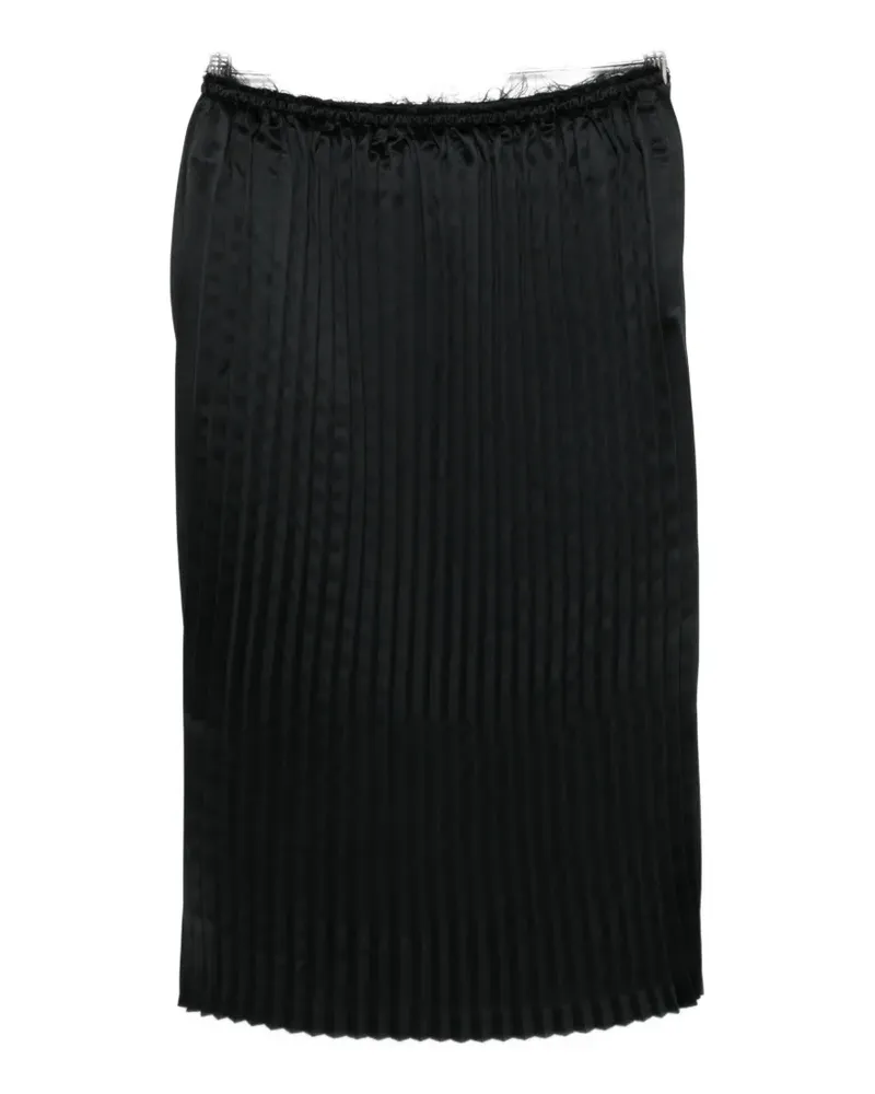 Comme des Garçons pleated skirt - Schwarz Schwarz