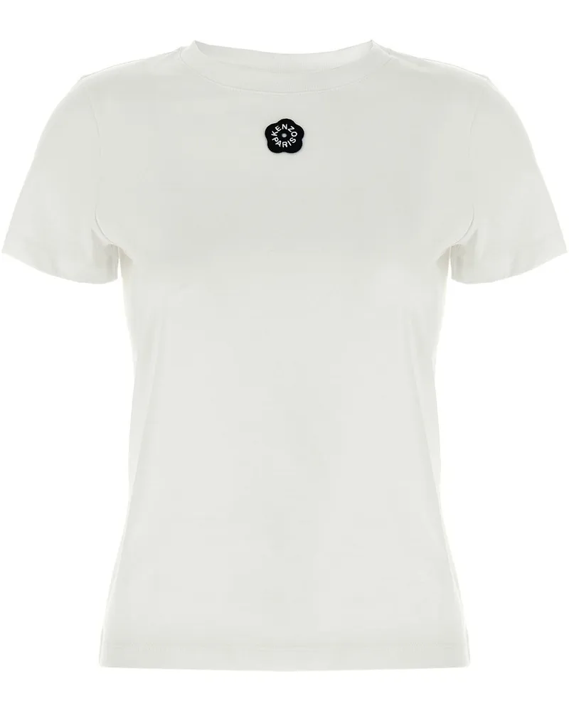 Kenzo T-Shirt mit Boke Flower - Weiß Weiß