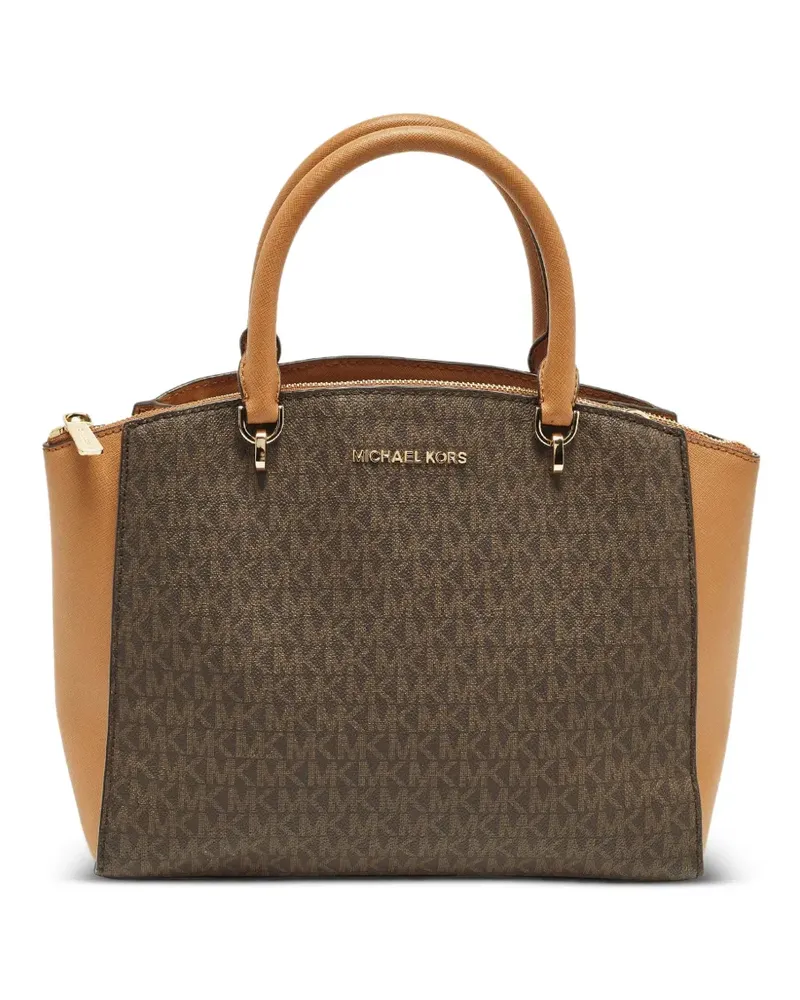 Michael Kors Ellis Tote Bag mit Monogramm - Braun Braun