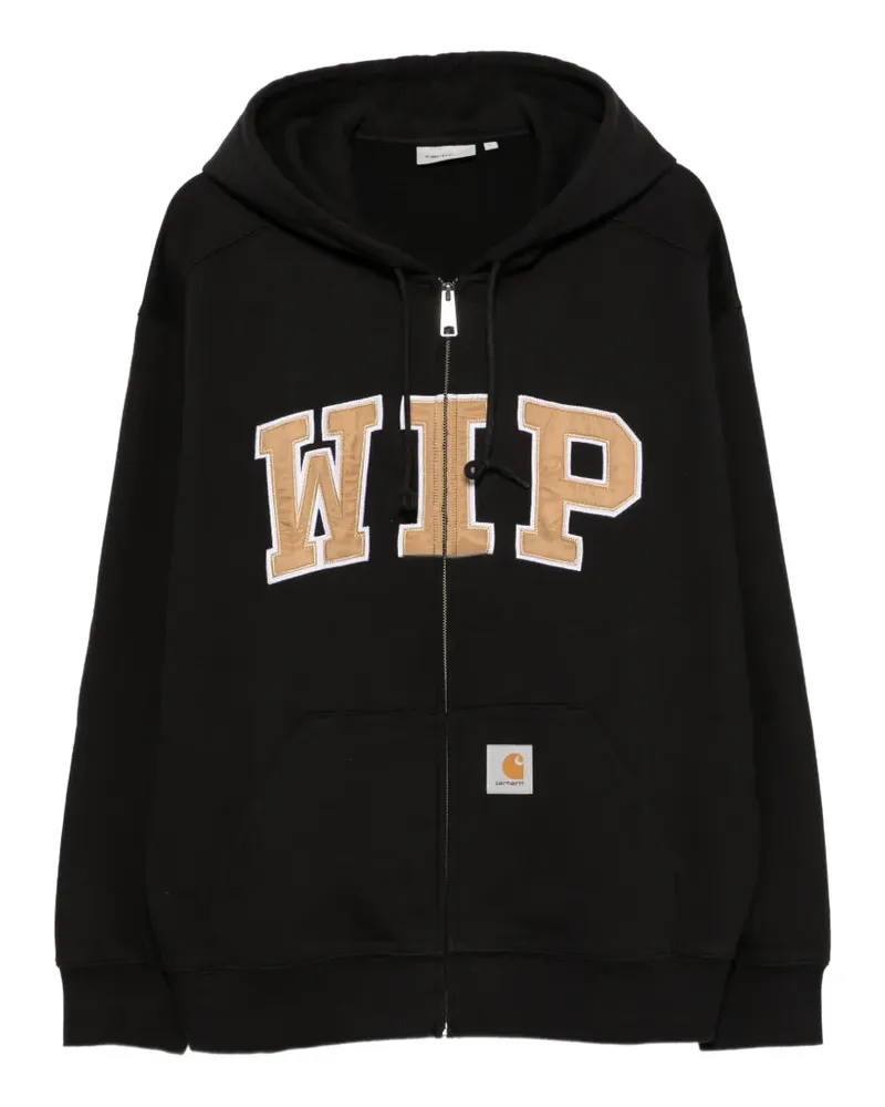 Carhartt WIP Kapuzenjacke mit Logo-Applikation - Schwarz Schwarz