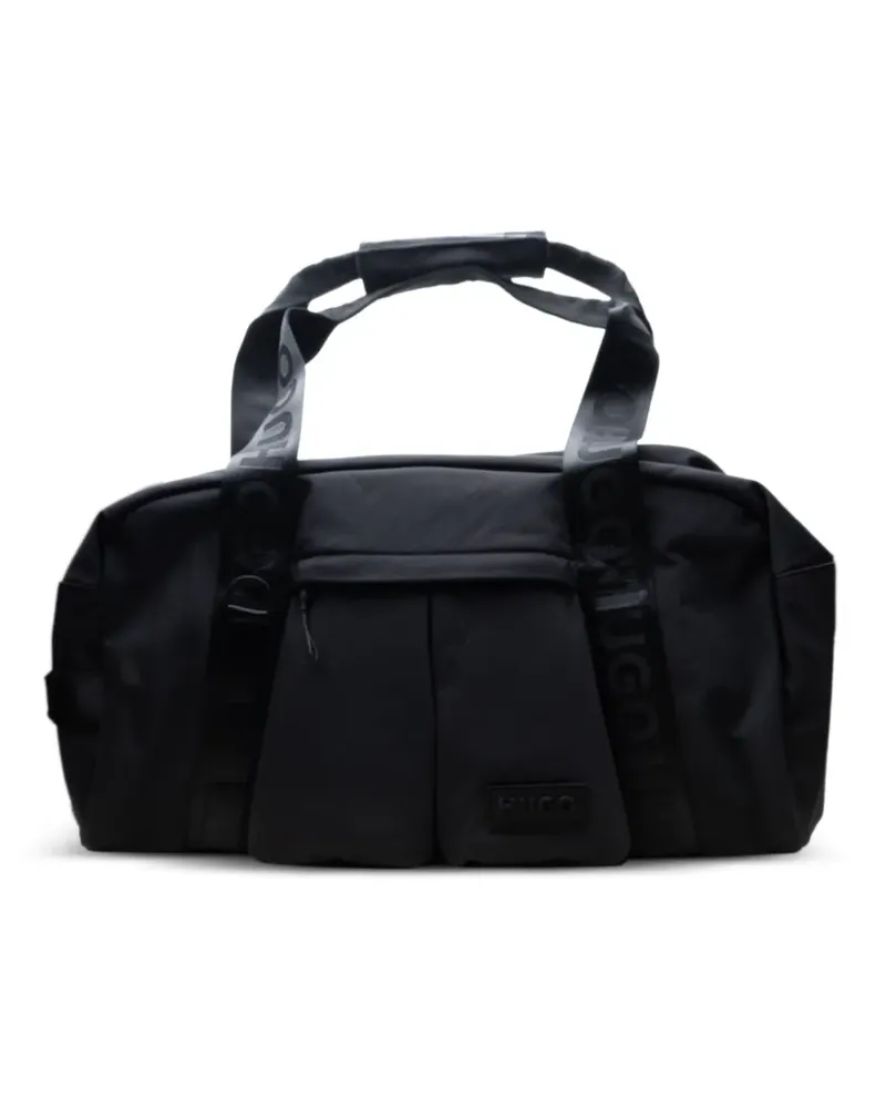 HUGO BOSS logo-plaque holdall - Schwarz Schwarz