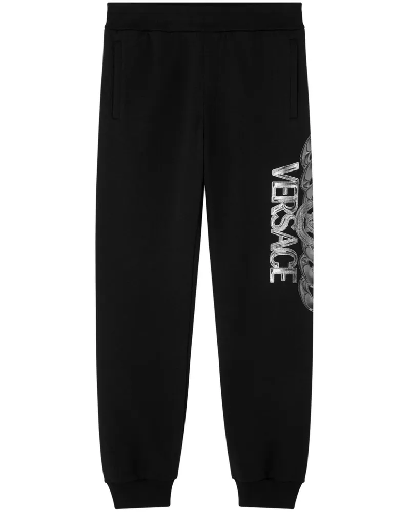 Versace Medusa On Chain Jogginghose - Schwarz Schwarz