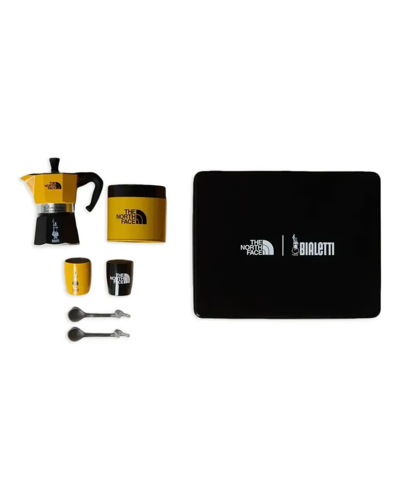 Bialetti Mokka Express-Set aus Stahl - Gelb Gelb