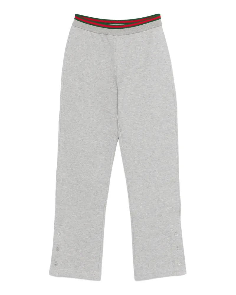 Gucci button-detail track pants - Grau Grau