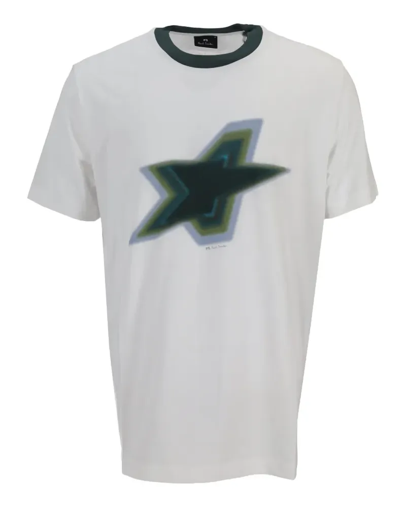 Paul Smith T-Shirt mit Stern-Print - Weiß Weiß