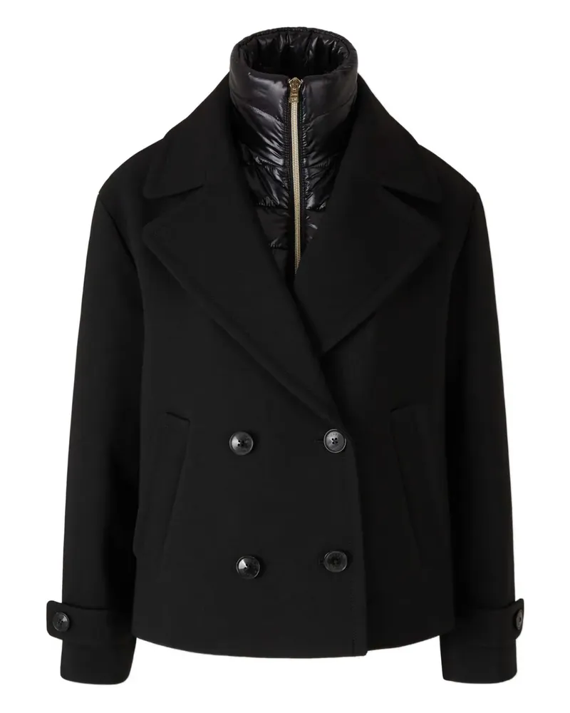 Herno Cabanjacke im Layering-Look - Schwarz Schwarz