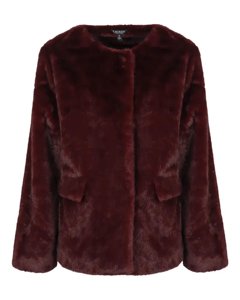 Ralph Lauren faux fur jacket - Rot Rot