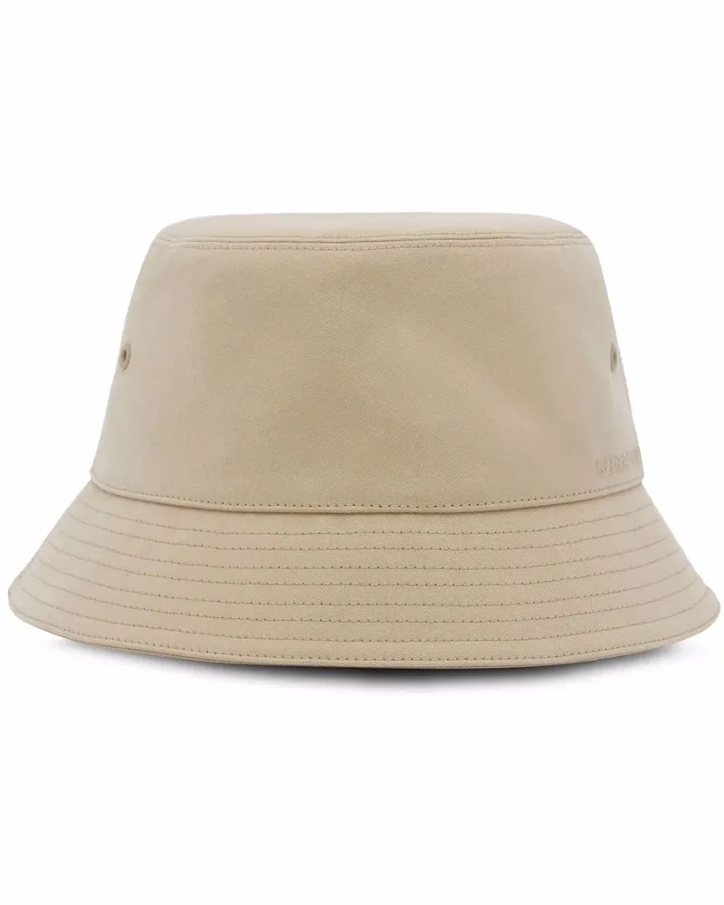 Burberry Fischerhut mit Logo-Stickerei - Nude Nude