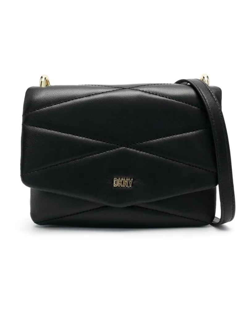 DKNY Gesteppte Umhängetasche - Schwarz Schwarz