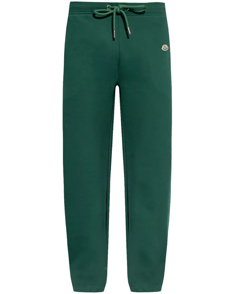 Moncler Jogginghose mit Logo-Patch - Grün Grün