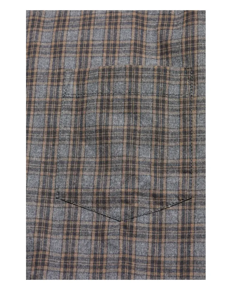 Comme des Garçons plaid-pattern shirt - Grau Grau