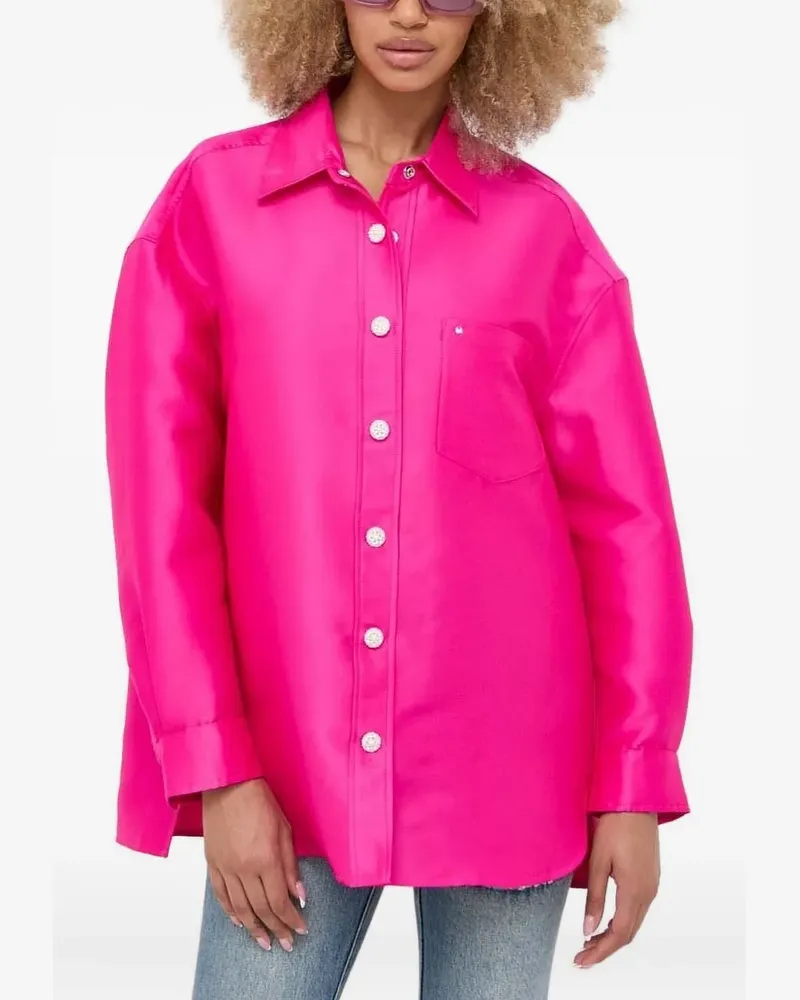 Miss Sixty Hemd mit Perlenverzierung - Rosa Rosa