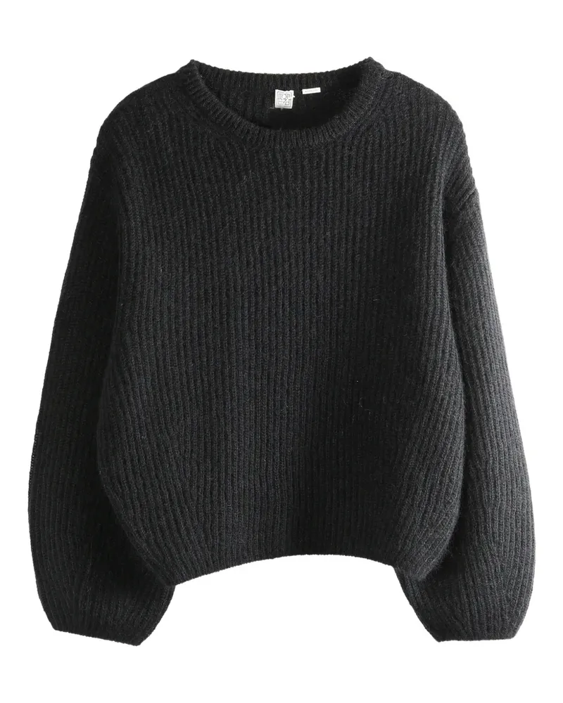 Totême ribbed sweater - Schwarz Schwarz