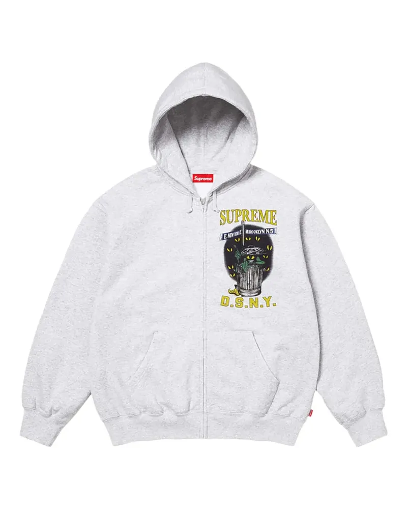 Supreme Being Kapuzenjacke mit grafischem Print - Grau Grau