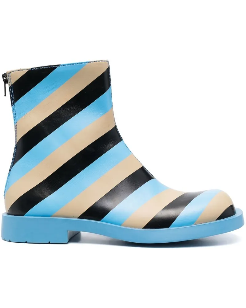 Camper Gestreifte Stiefel - Blau Blau