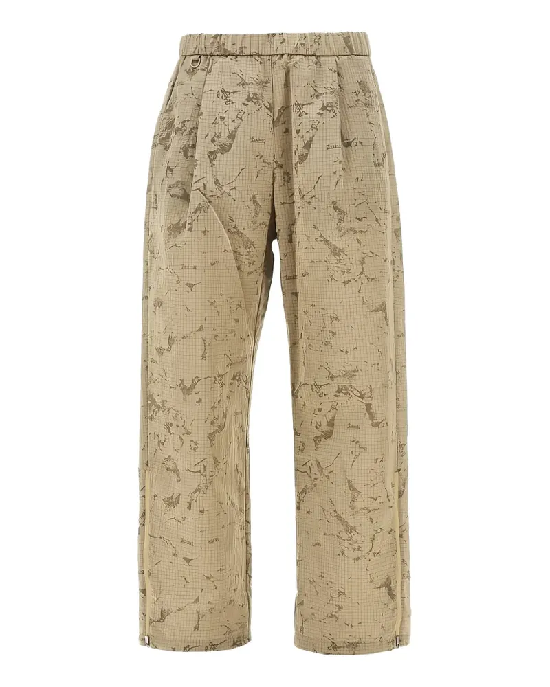 Herno Gemusterte Hose - Nude Nude