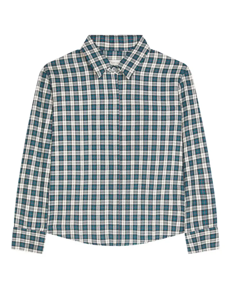 Dries van Noten Kastiges Hemd - Blau Blau