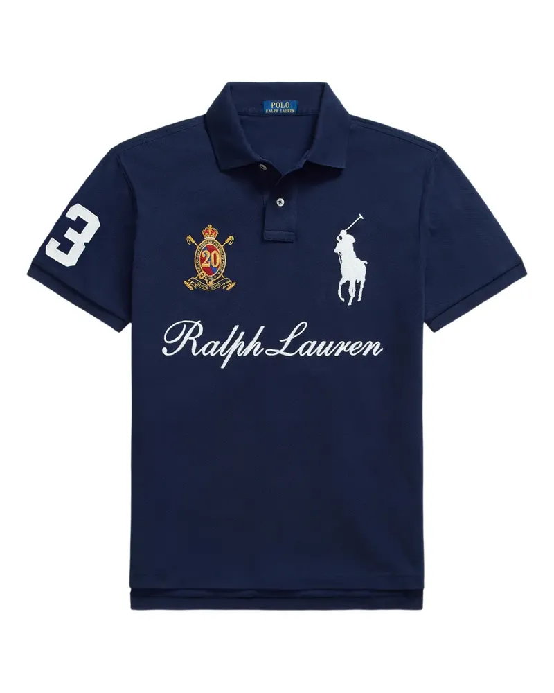 Ralph Lauren Poloshirt mit Logo - Blau Blau