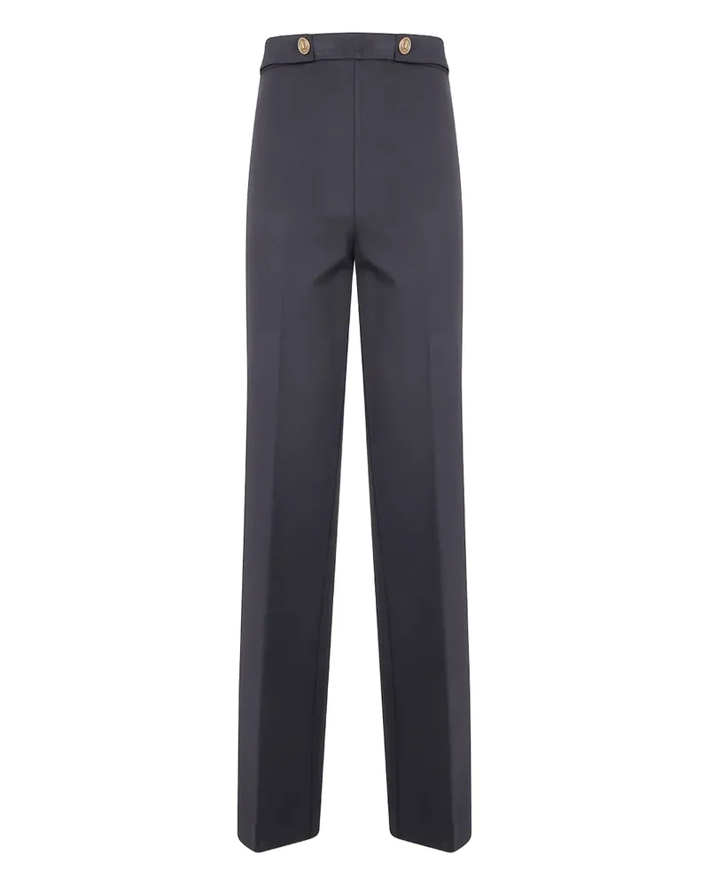 Twin-Set Hose mit Knöpfen - Schwarz Schwarz