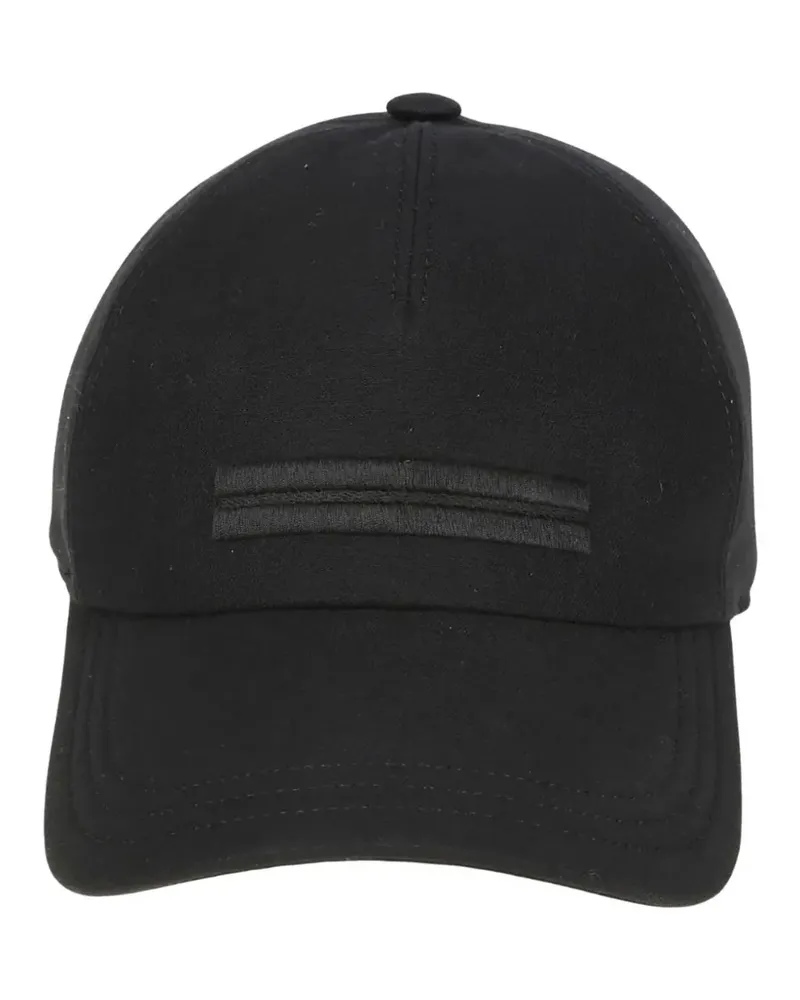 Ermenegildo Zegna embroidered baseball cap - Schwarz Schwarz