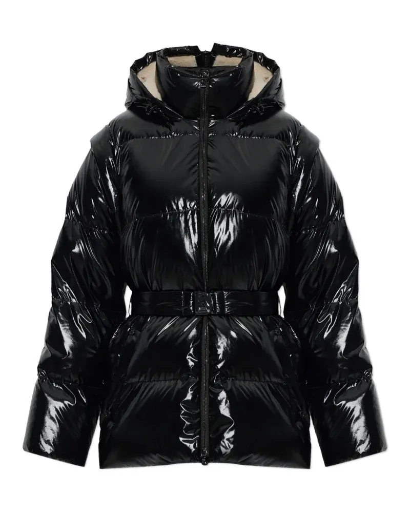Bogner Inez 2-in-1-Daunenjacke mit Gürtel - Schwarz Schwarz