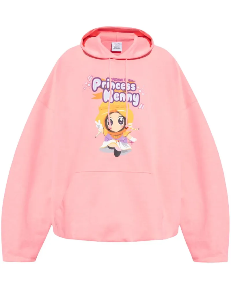 VETEMENTS Princess Kenny Hoodie - Rosa Rosa