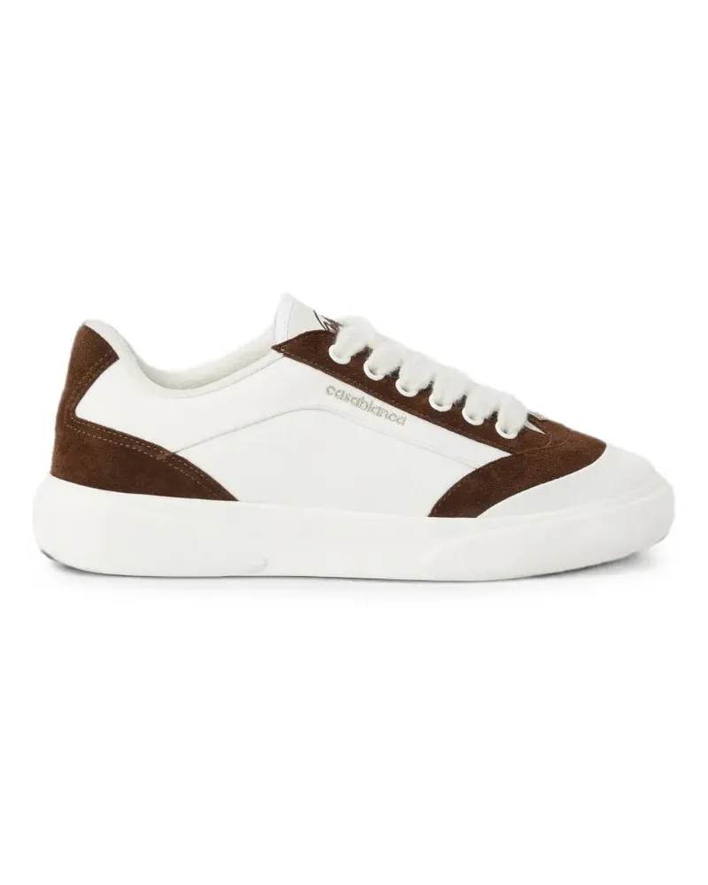 Casablanca Paris Del Mar leather sneakers - Weiß Weiß