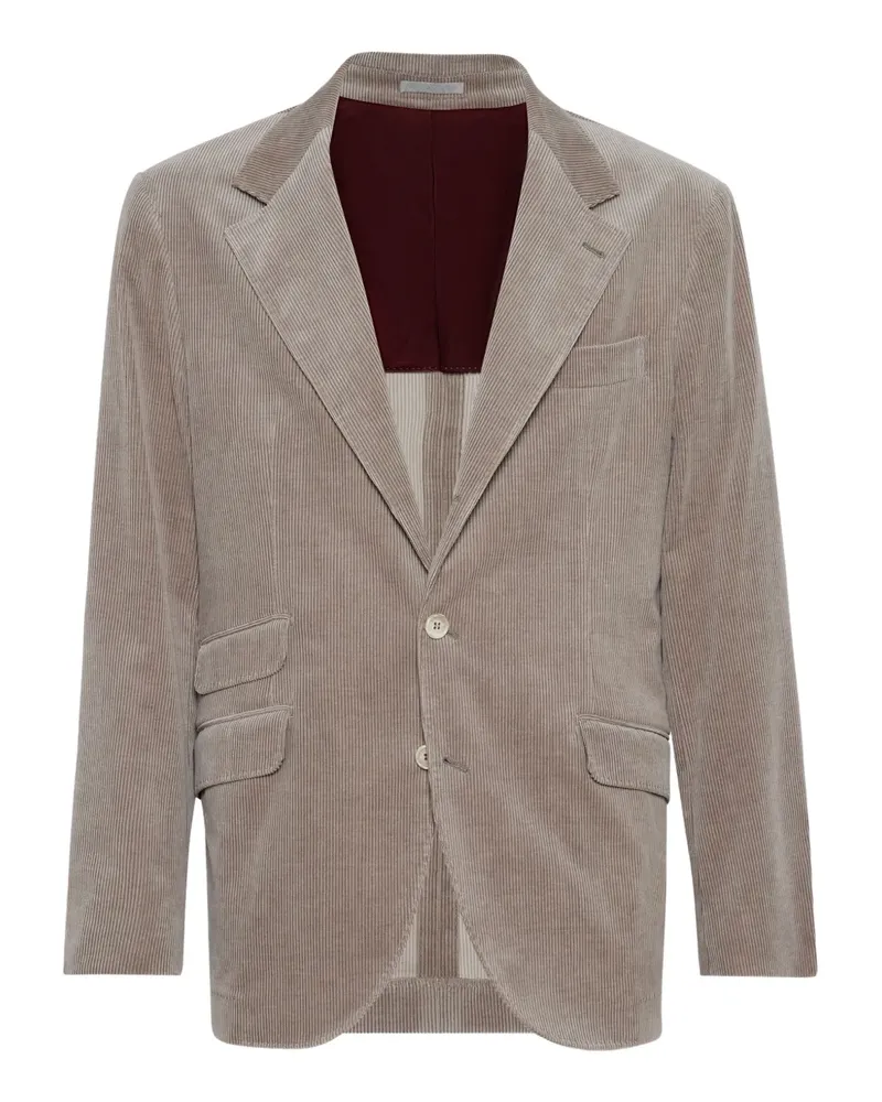 Brunello Cucinelli Sakko aus Cord - Braun Braun