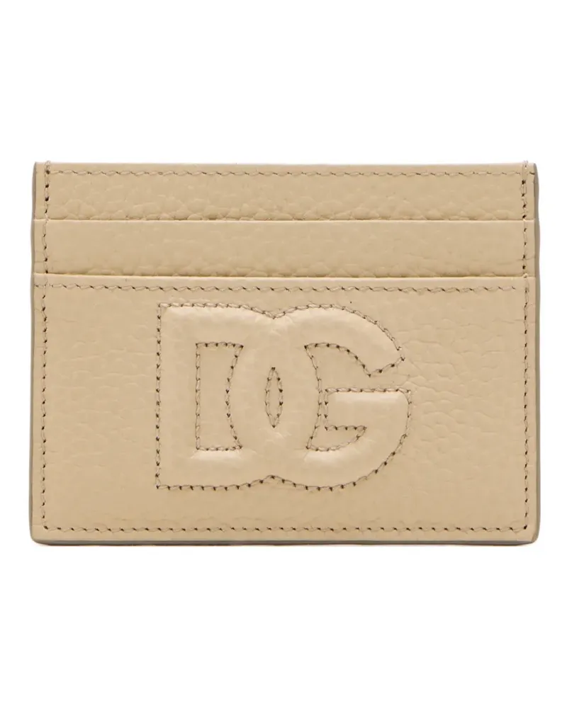Dolce & Gabbana Kartenetui mit Logo-Prägung - Nude Nude