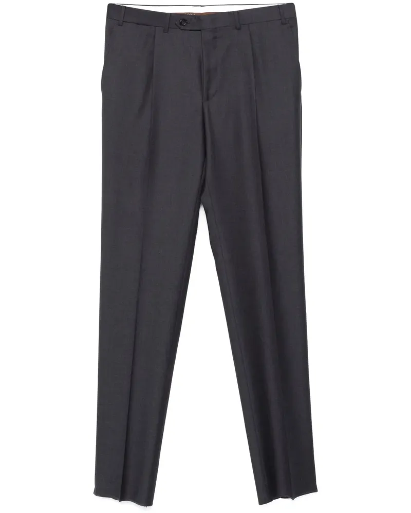 Canali Klassische Hose - Grau Grau