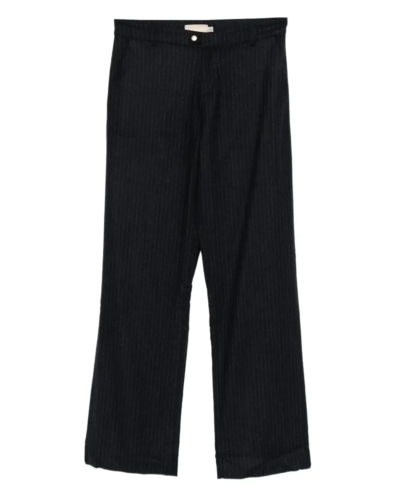 Paloma Wool Arze pinstripe trousers - Blau Blau
