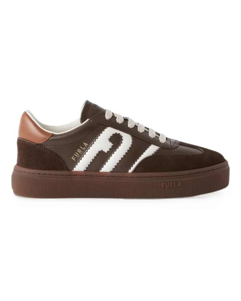 Furla Allegra panelled sneakers - Braun Braun
