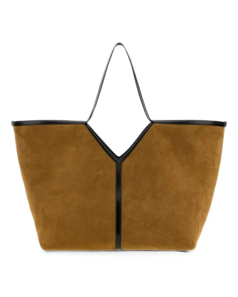 Saint Laurent Y Tote Bag aus Wildleder - Braun Braun